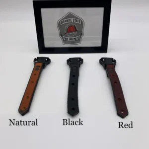 Black Leather Chin Strap