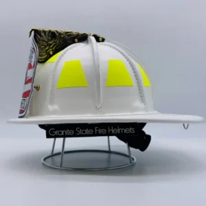 TL-2 NFPA Traditional Leather White Helmet